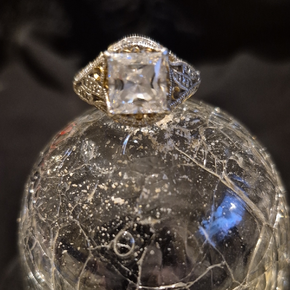 Sterling Silver Vanna K CZ Ring